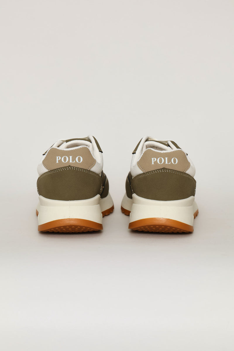 Essential Retro Runner - Stone/Olive