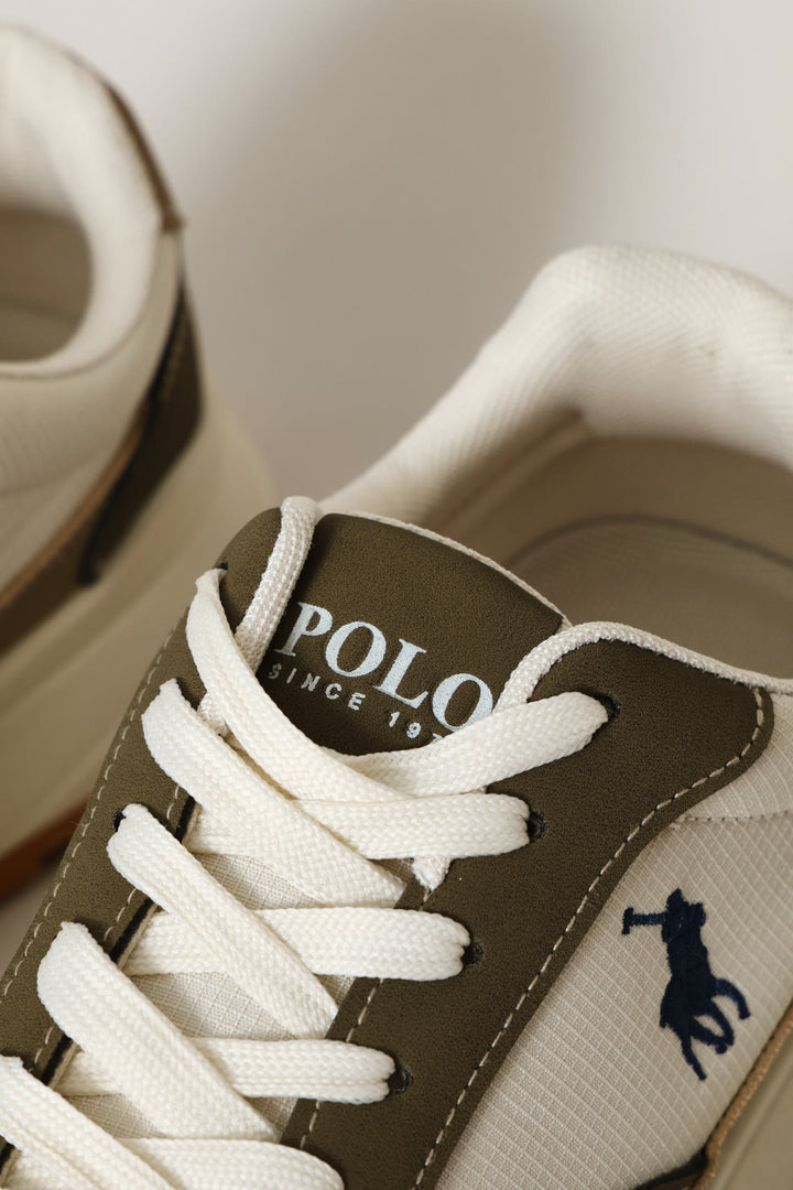 Essential Retro Runner - Stone/Olive