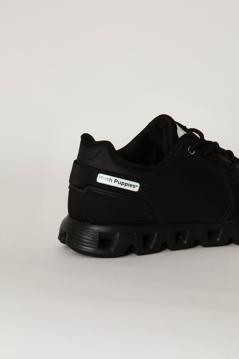 Steps Lace Up Trainer - Black