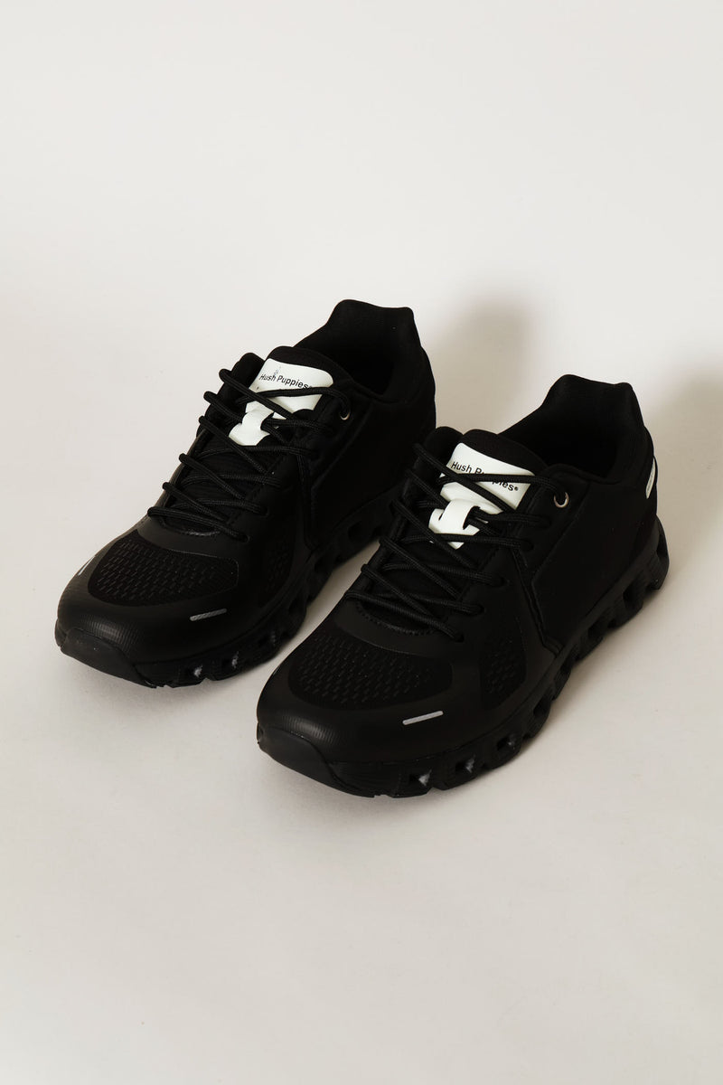 Steps Lace Up Trainer - Black