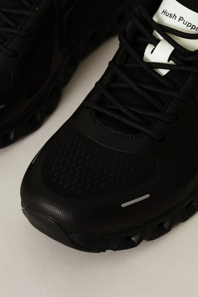 Steps Lace Up Trainer - Black