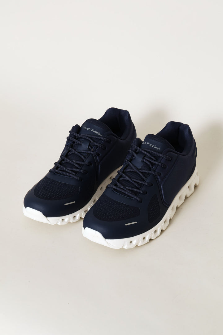 Steps Lace Up Trainer - Navy