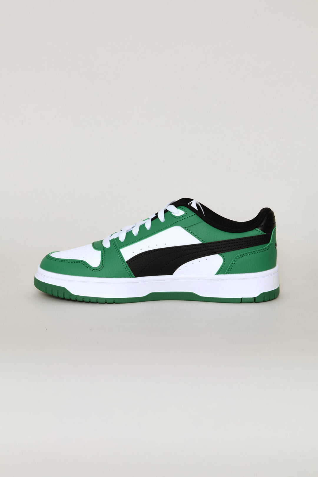 Boys Rebound Slam Lo Sneaker - White/Green