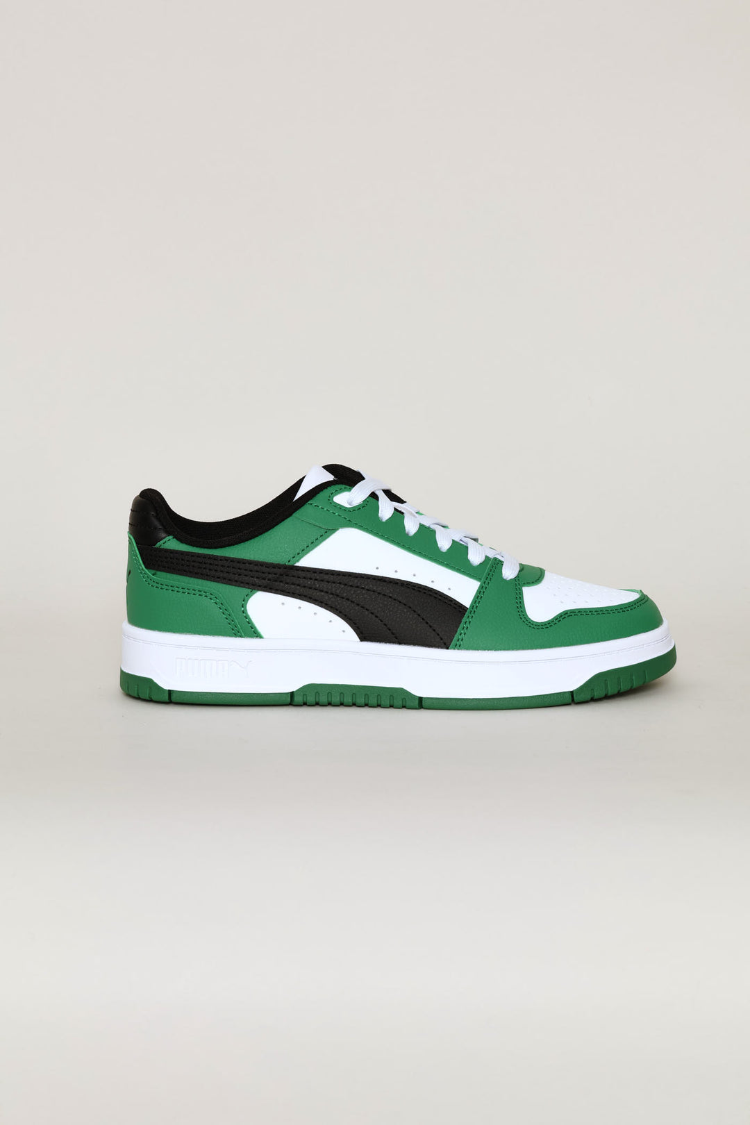 Boys Rebound Slam Lo Sneaker - White/Green