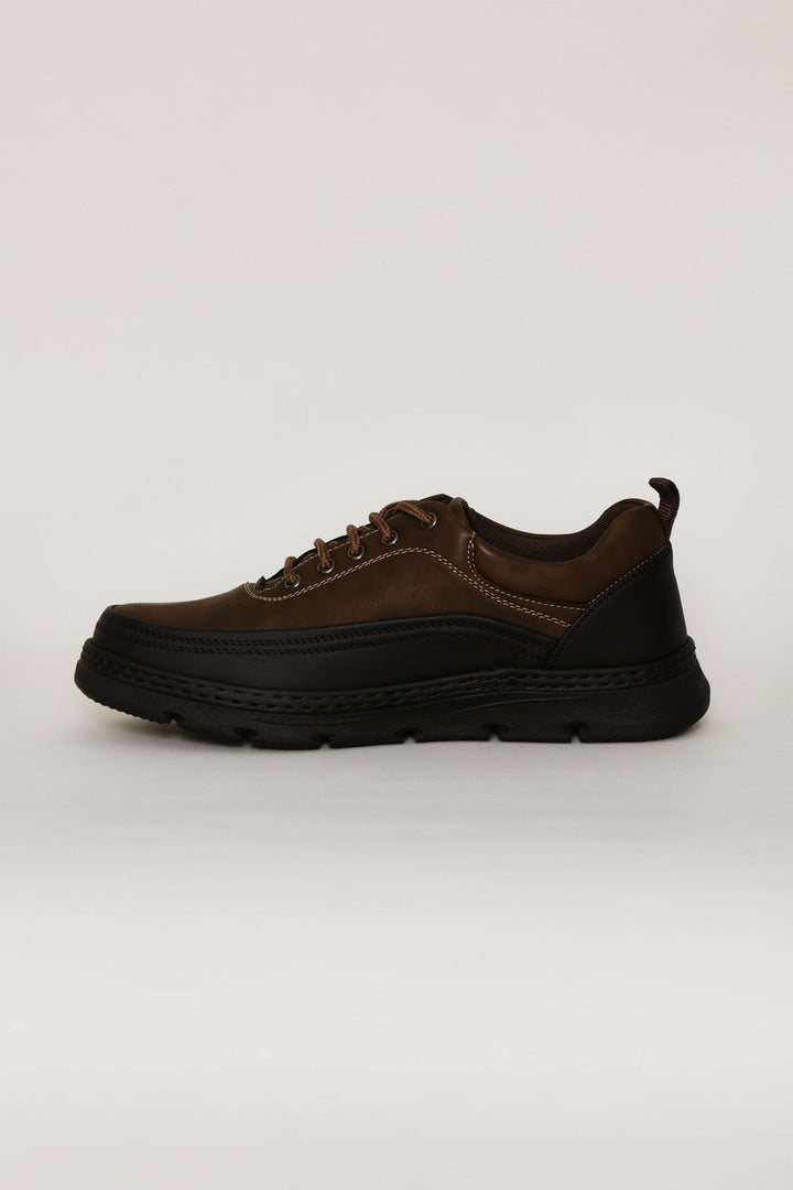 Williams Casual Lace Up Shoe - Chocolate