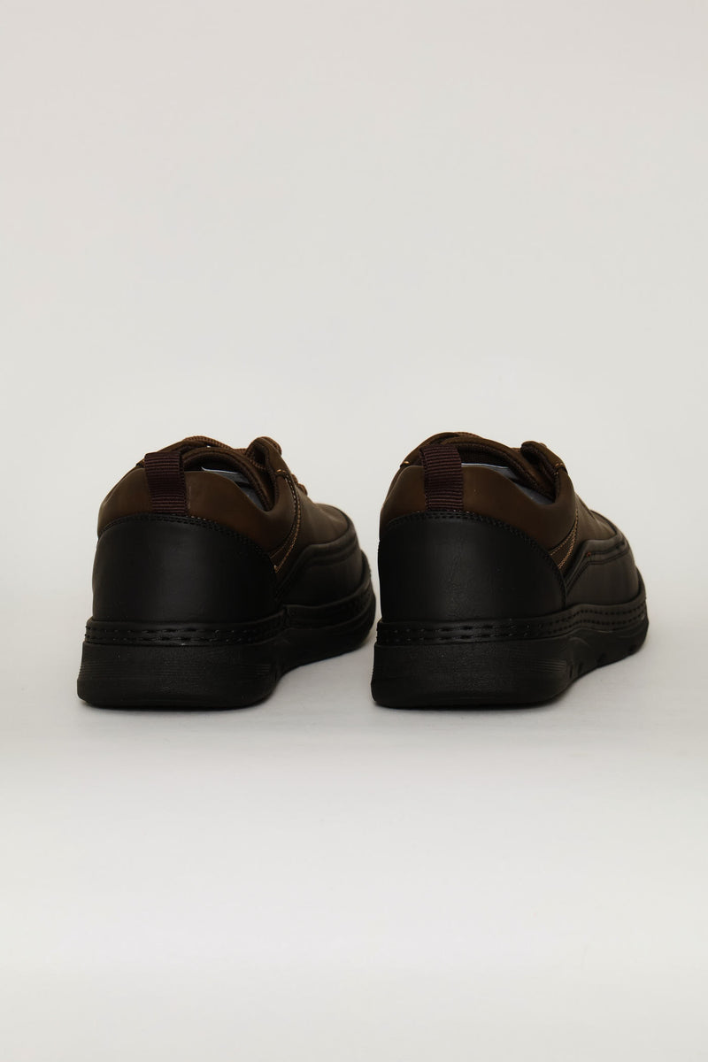 Williams Casual Lace Up Shoe - Chocolate