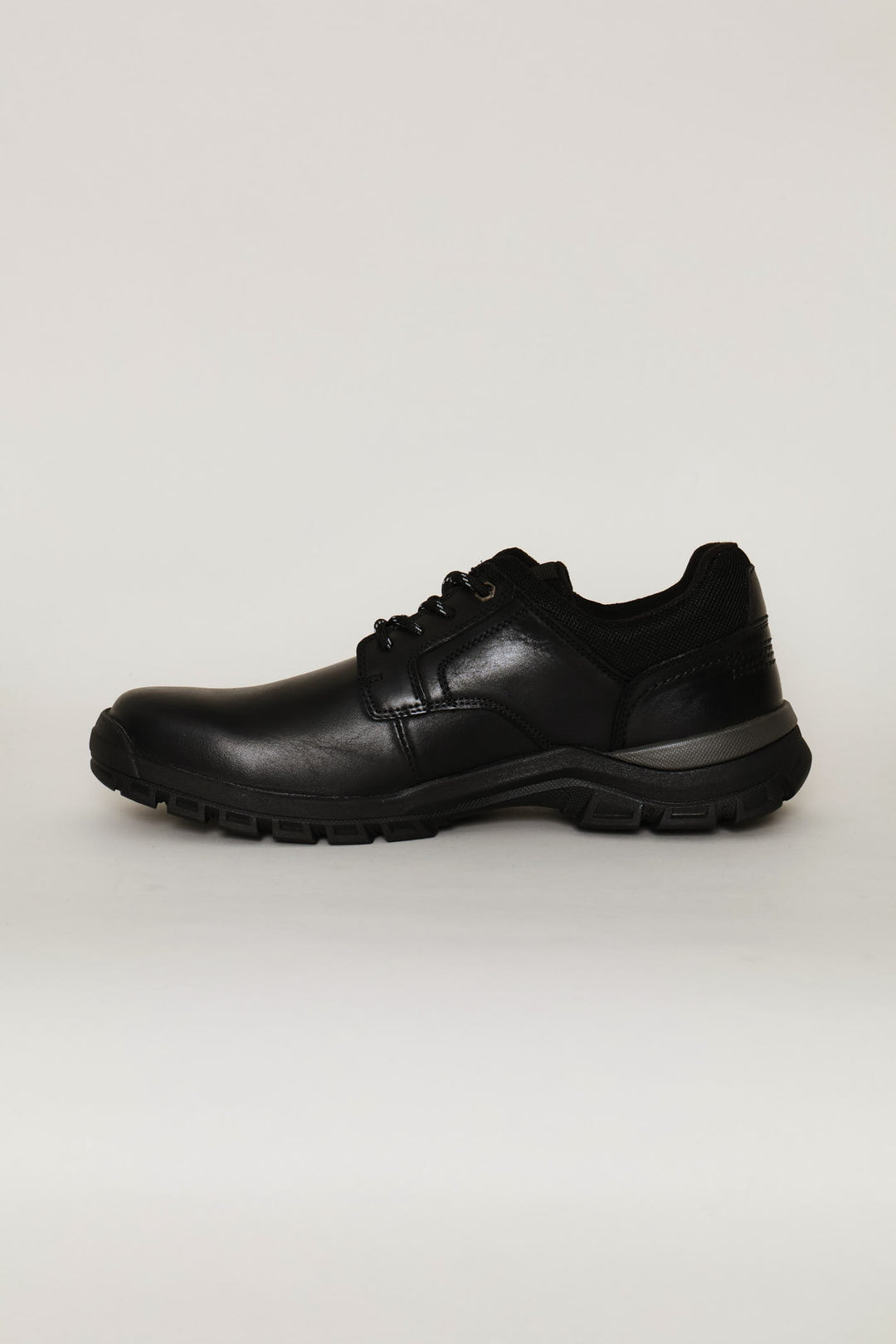 Dawie Lace Up Worker Shoe - Black