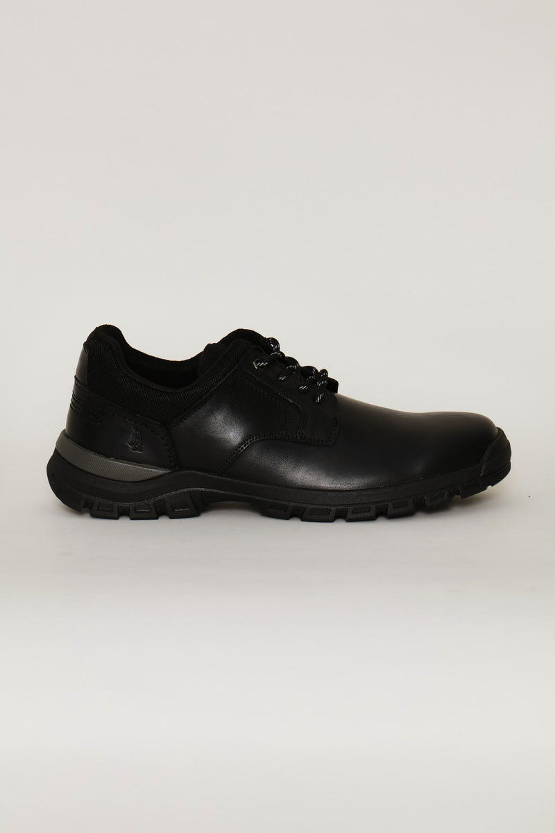 Dawie Lace Up Worker Shoe - Black