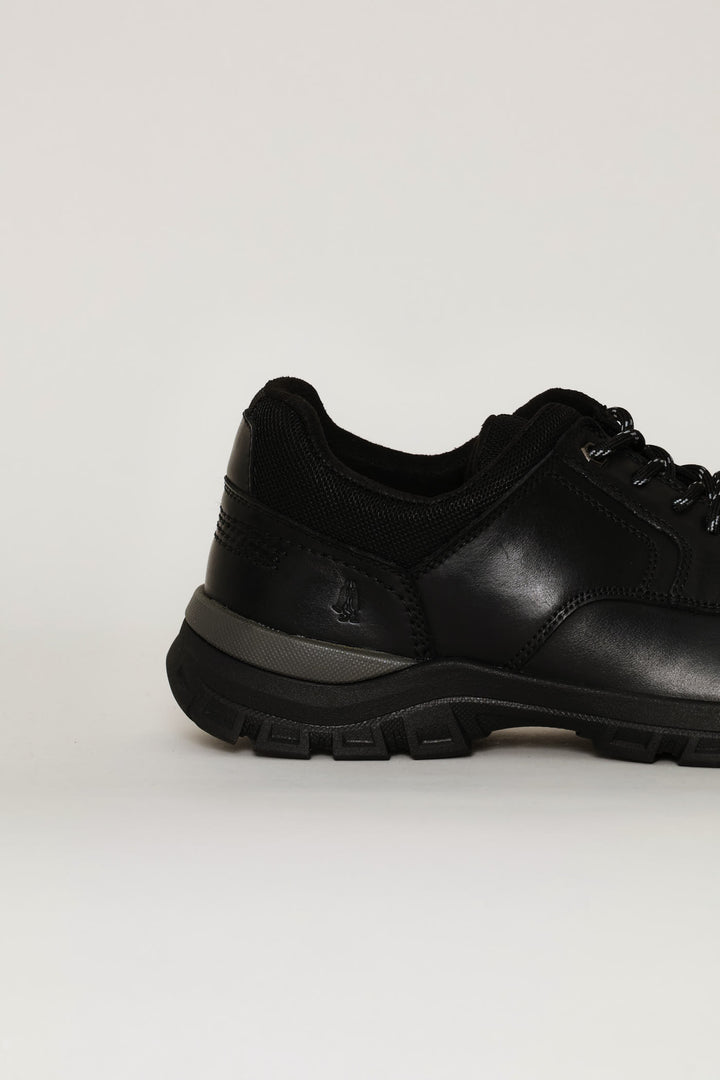 Dawie Lace Up Worker Shoe - Black