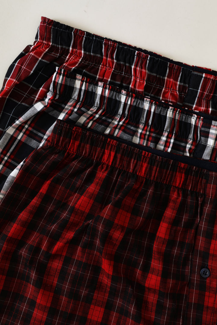 3 Pack Boxers  - Red