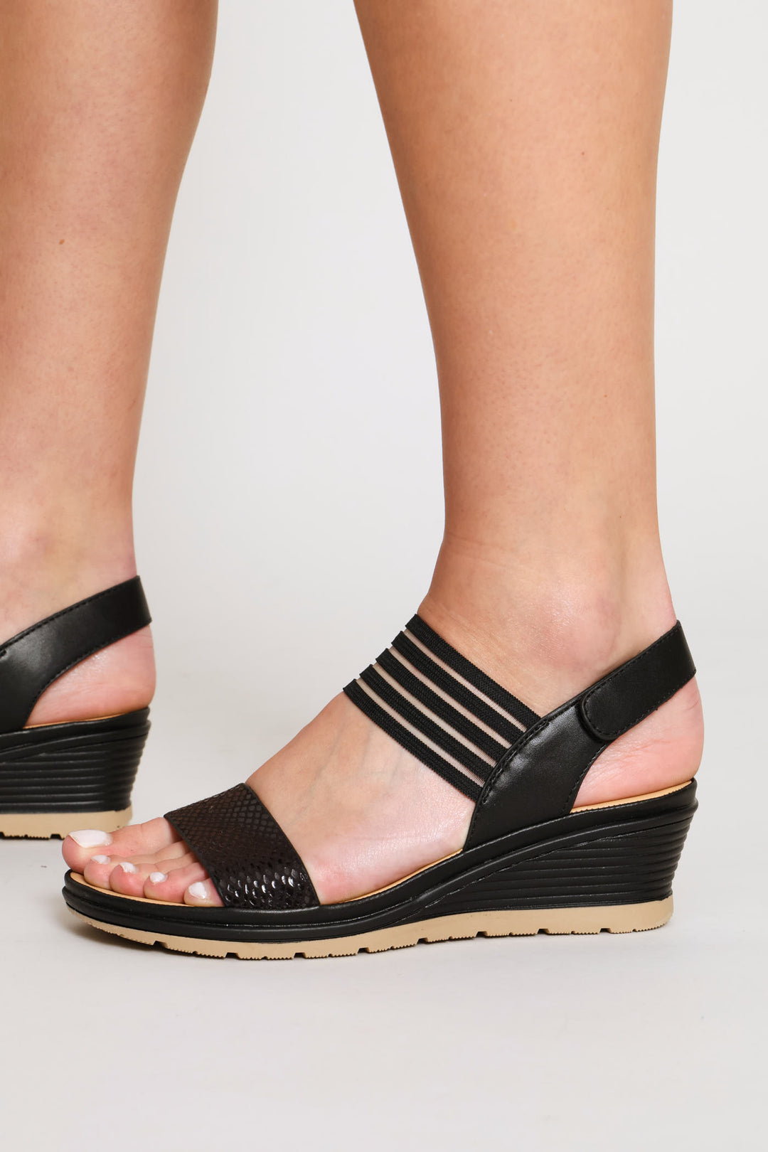 Soft Pomona Heel - Black