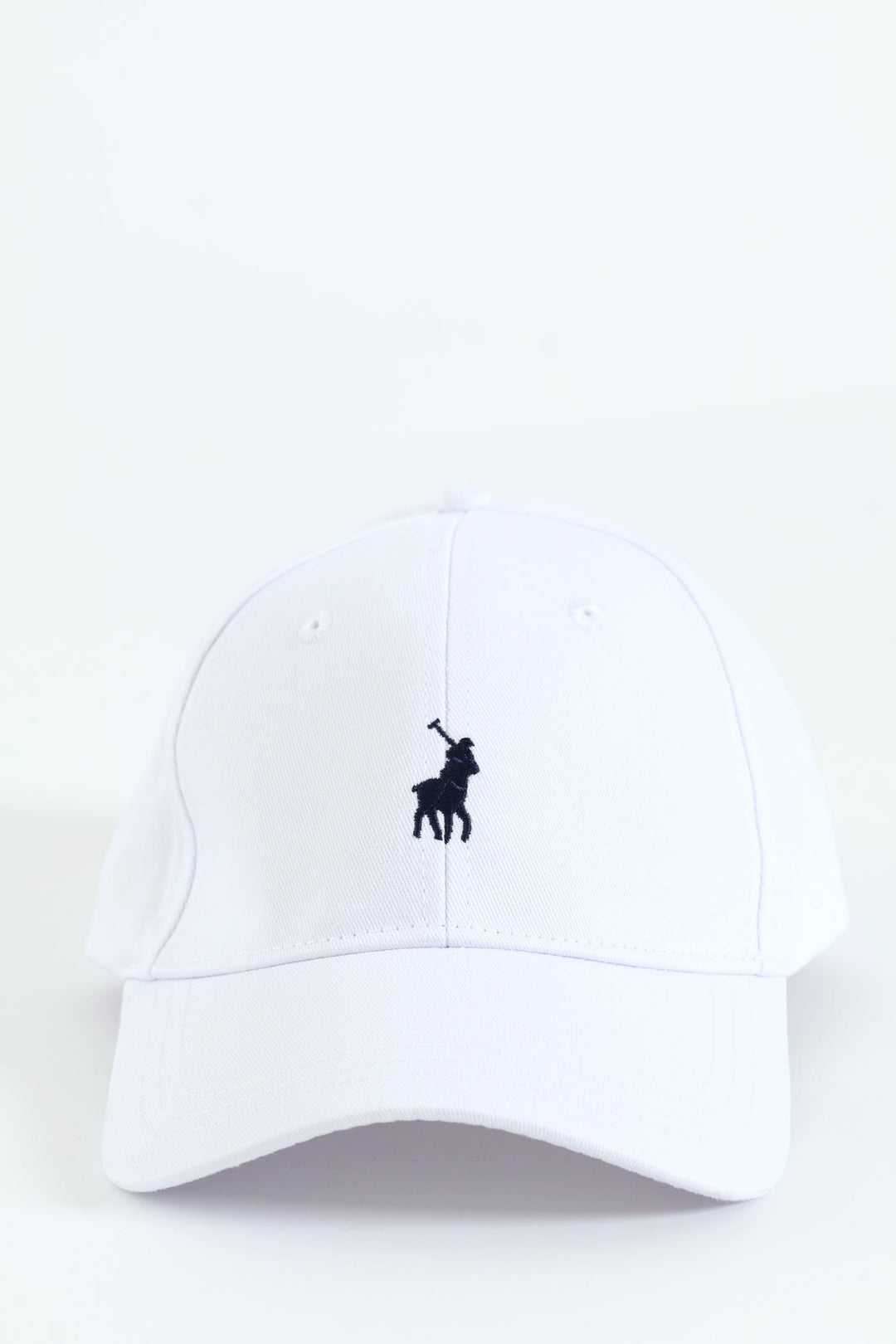 Classic 6 Panel Peak Cap - White