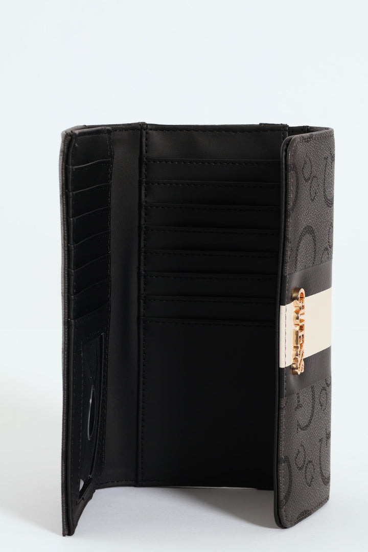 Brecken Multi Clutch Purse - Charcoal