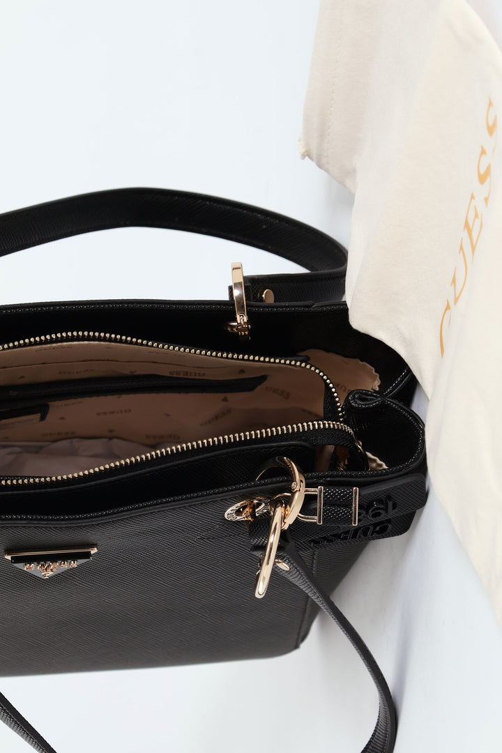 Noelle Small Tote Bag - Black