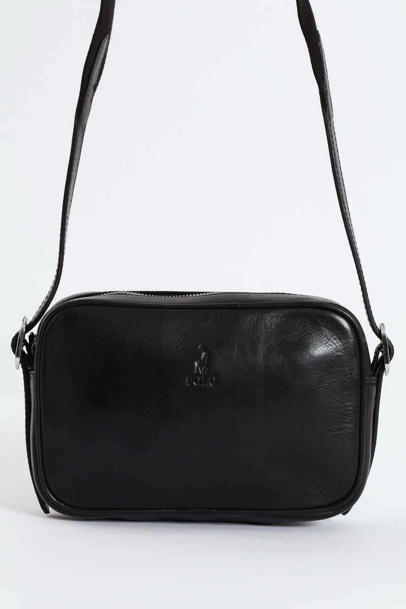 Colorado Leather Camera Bag - Black