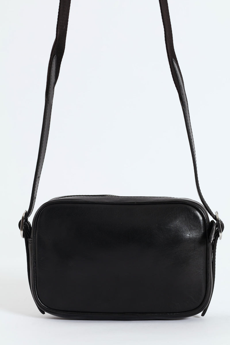 Colorado Leather Camera Bag - Black