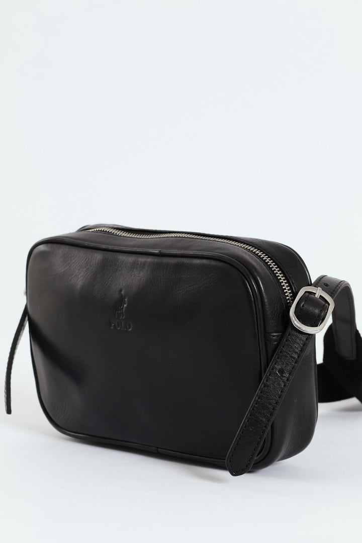 Colorado Leather Camera Bag - Black