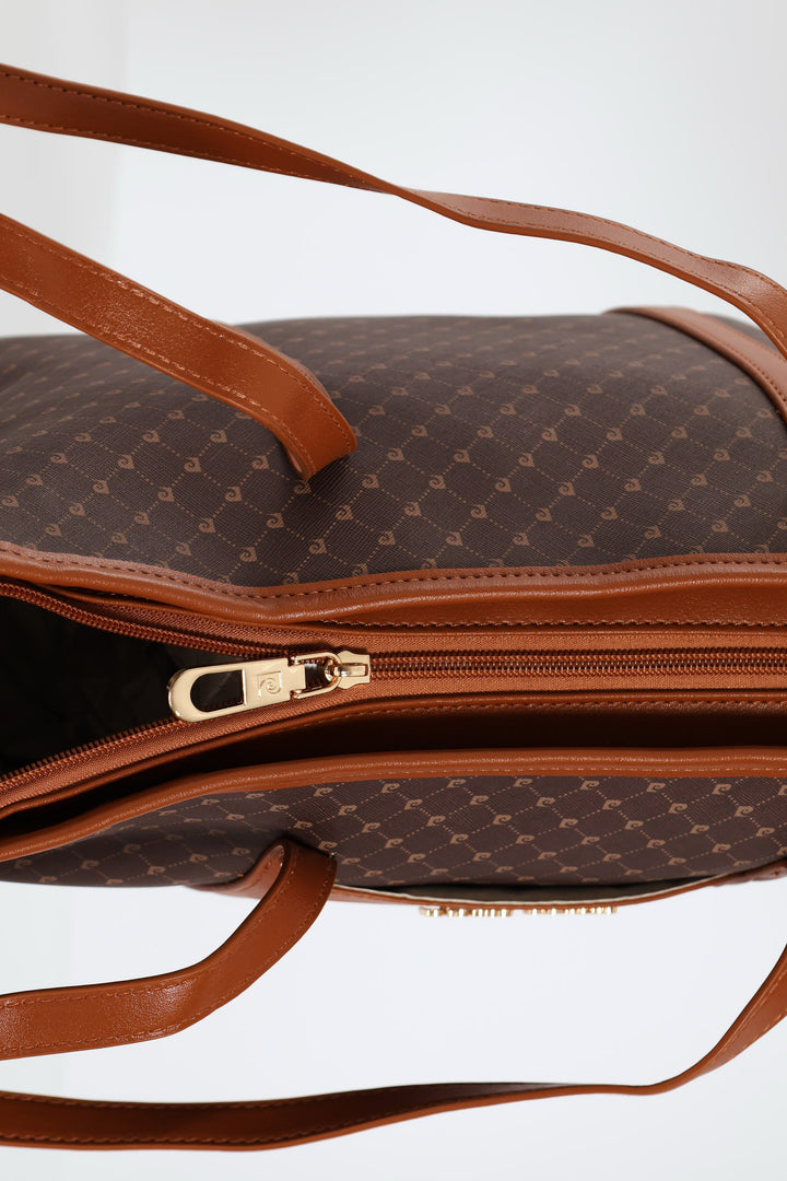 Guliana Core Logo Tote Bag - Brown