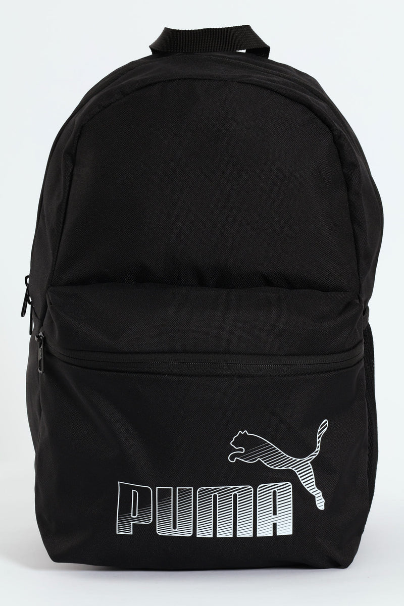 Shading Print Backpack - Black