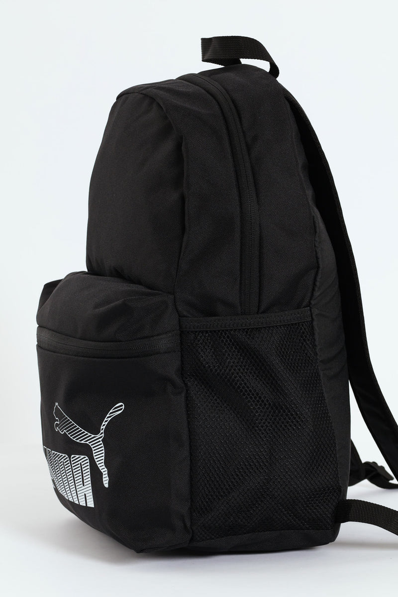 Shading Print Backpack - Black