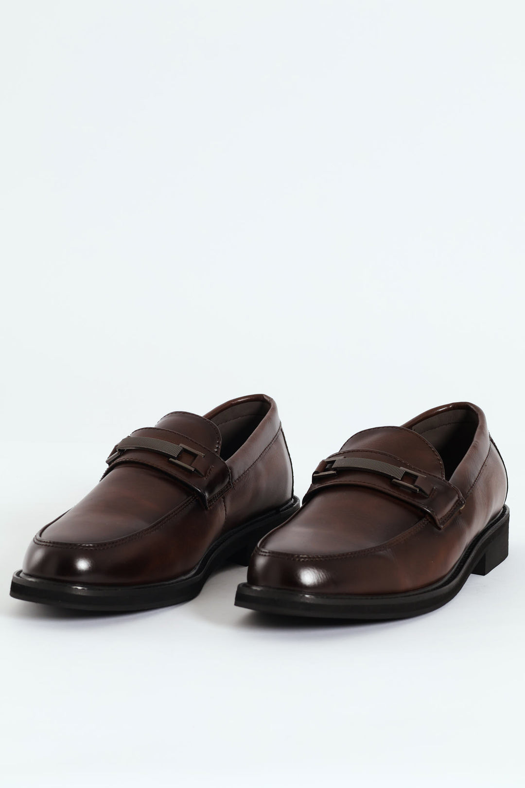 Trim Detail Formal Slip On Shoe Chocolate - Main Image