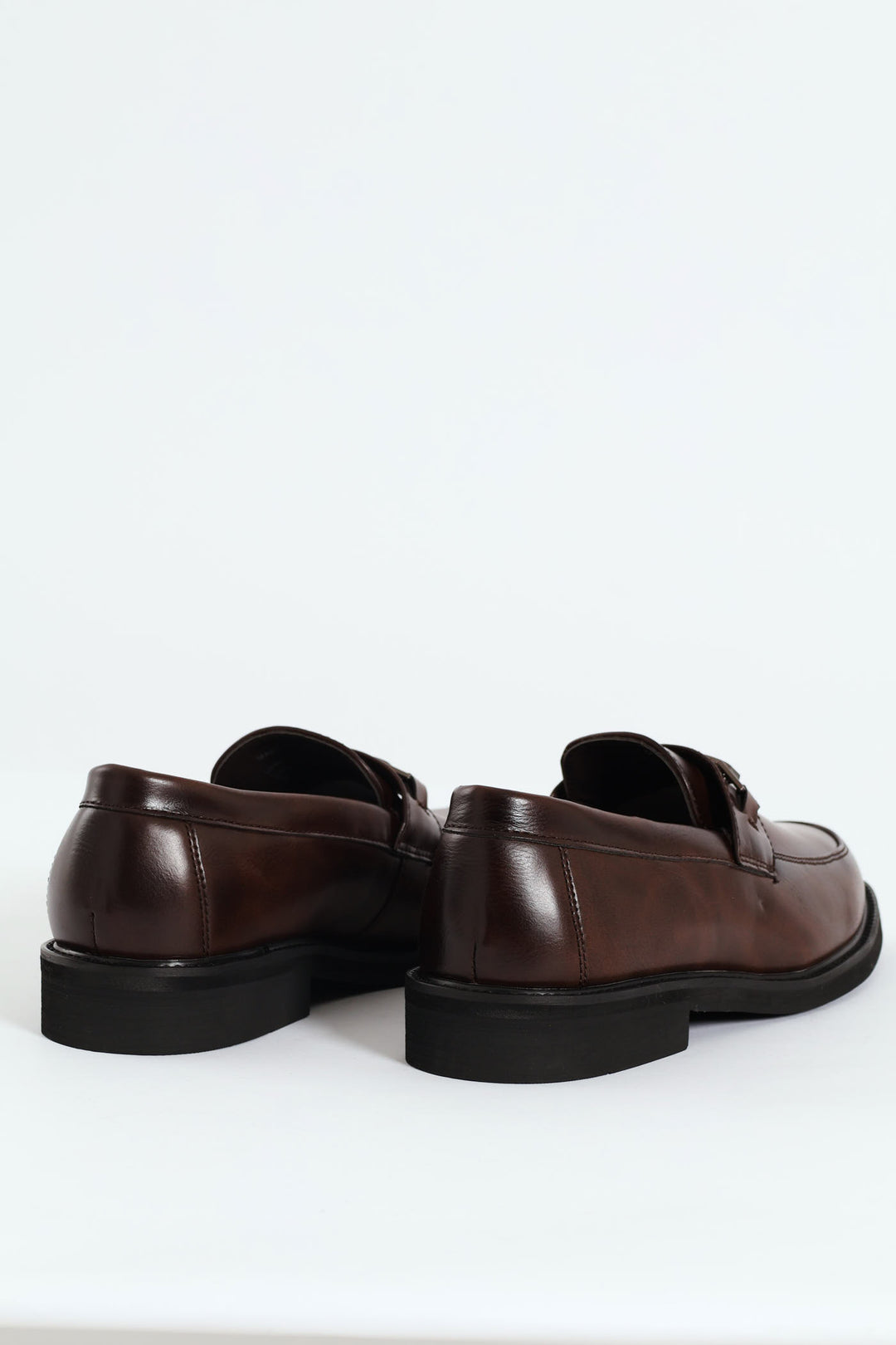 Trim Detail Formal Slip On Shoe - Chocolate