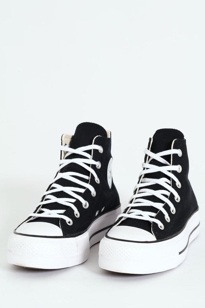 Chuck Taylor All Star Platform Canvas Sneaker - Black