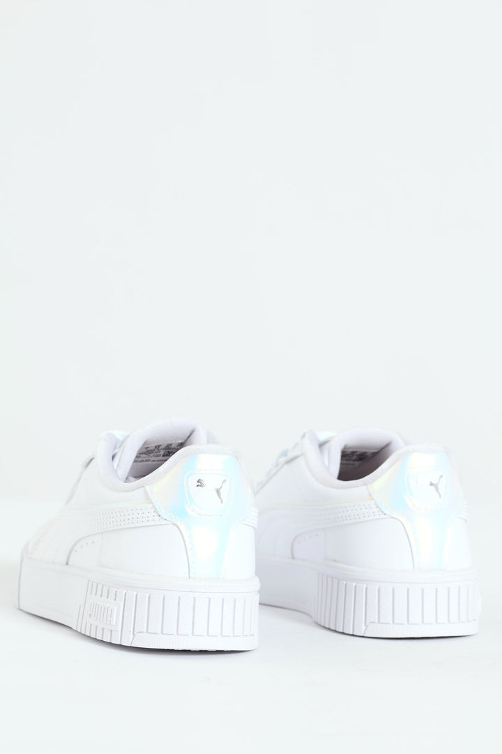 Pre-Girls Carina Holo Sneaker - White