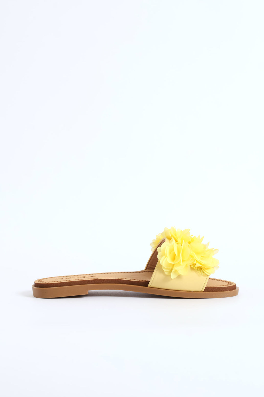 Floral Summer Sandal - Yellow