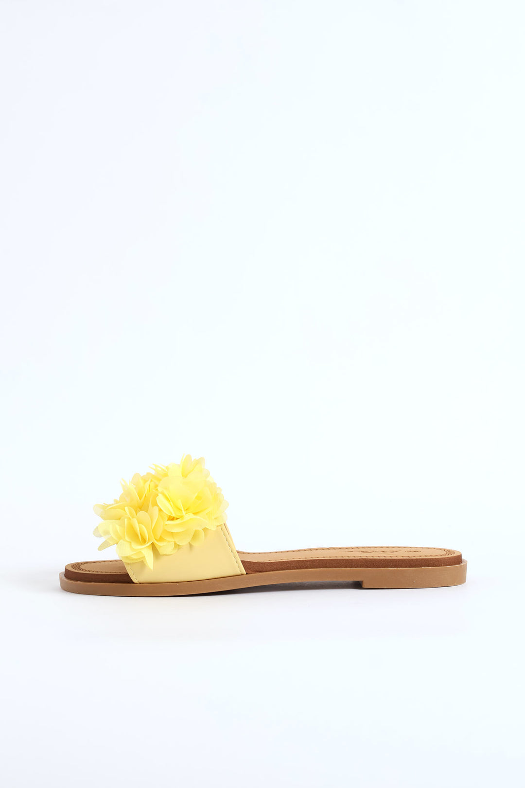 Floral Summer Sandal - Yellow