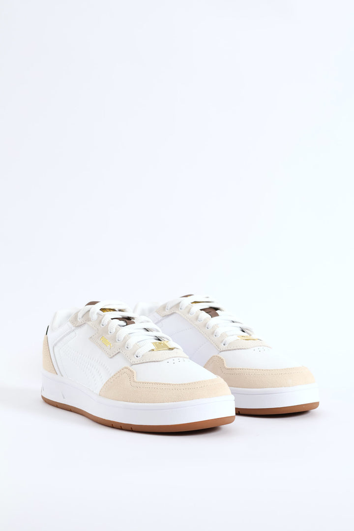 Court Classic Lux Sd Sneaker - White