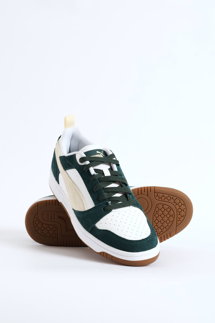 Rebound V6 Low Sd Court Sneaker - White/Green