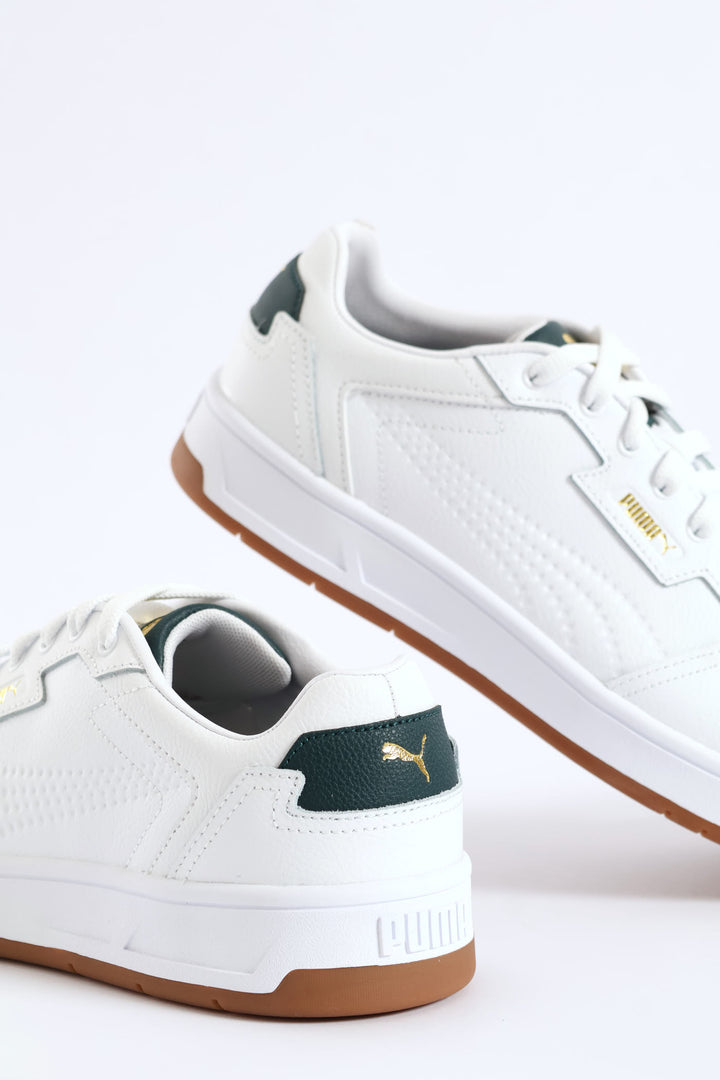 Court Classic Lux Sneaker - White/Green