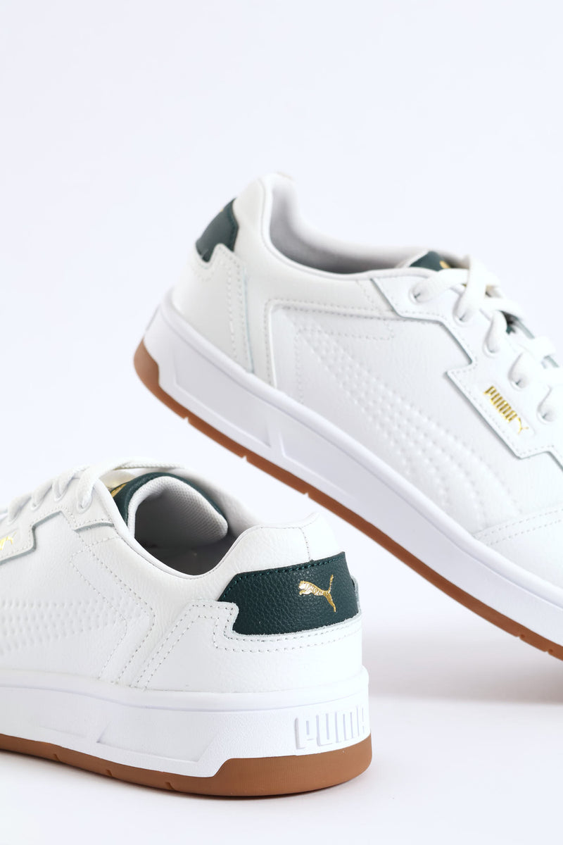 Court Classic Lux Sneaker - White/Green