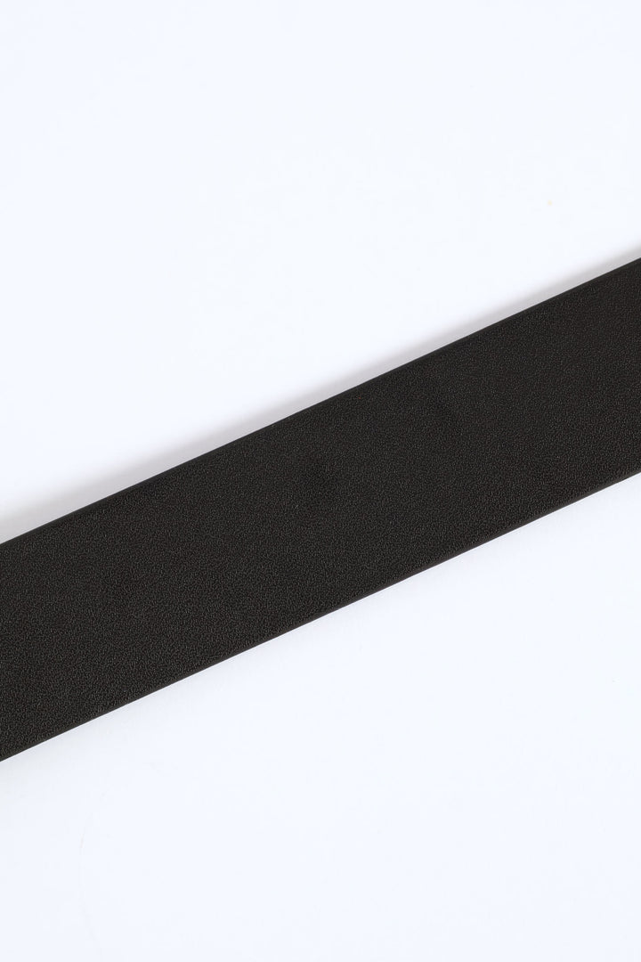 Matte Textured Belt - Black