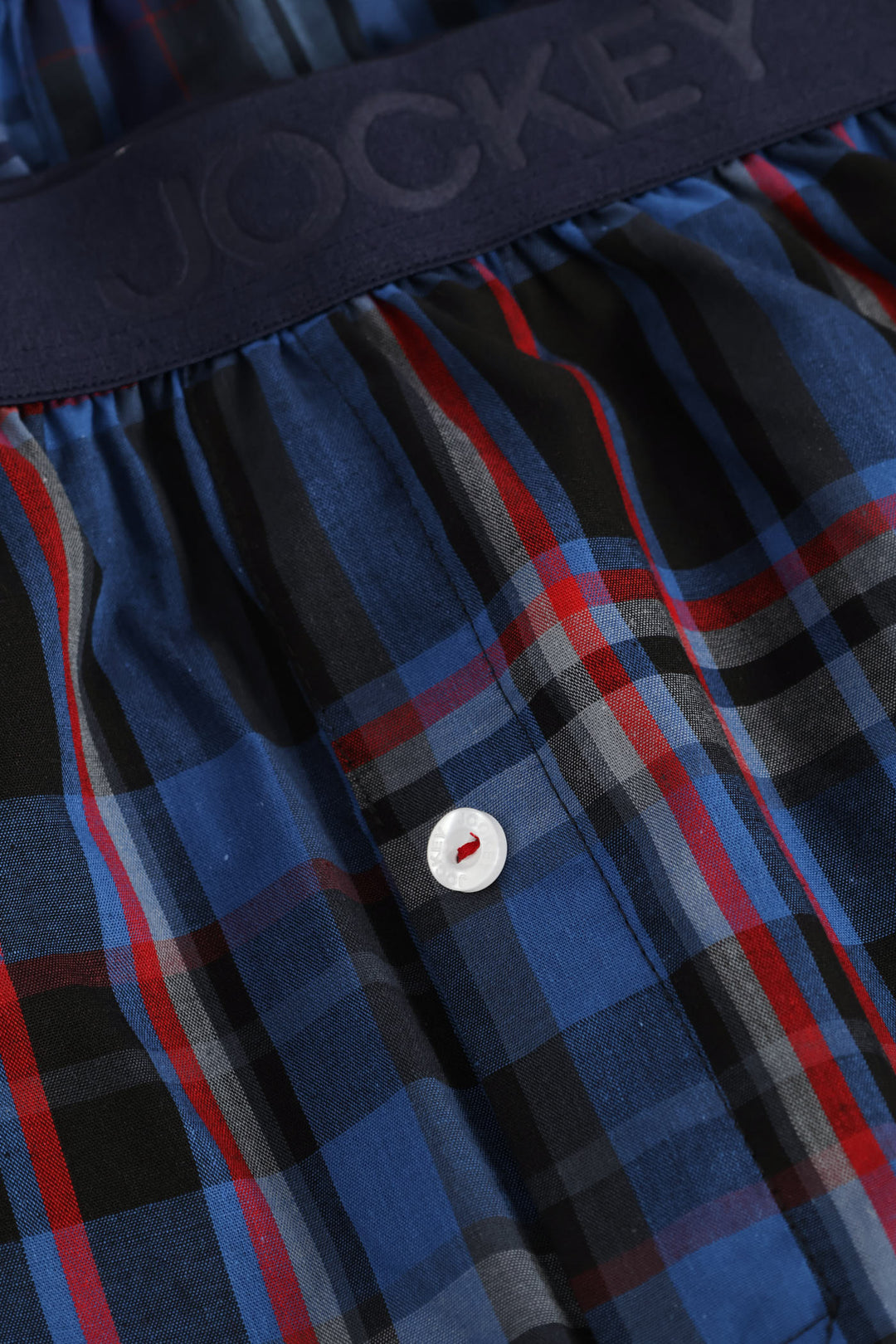 3 Pack Woven Boxers - Blue/Red/Black