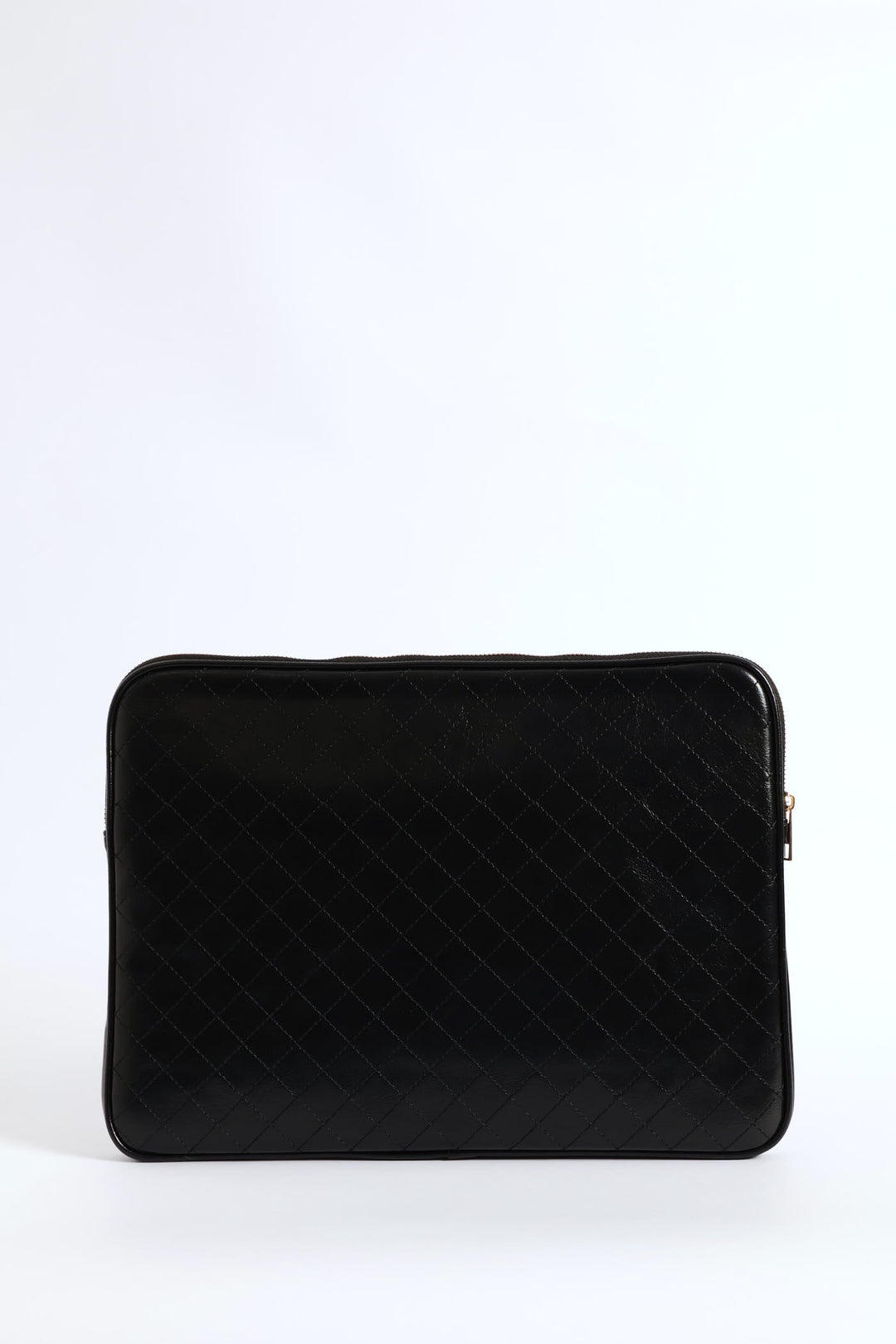15' Topstitch Laptop Sleeve - Black
