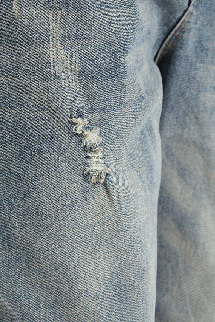 Boys Tinted Abraised Walkshort - Blue