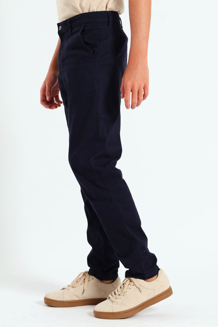 Boys Chino Pants - Navy