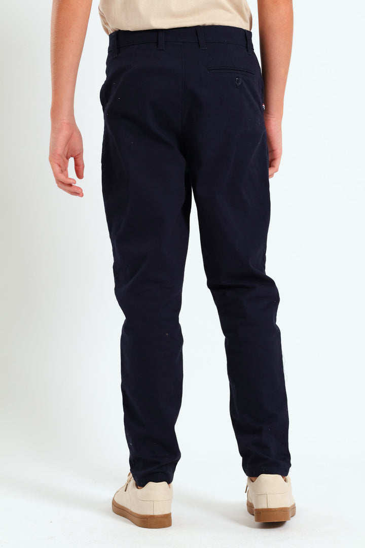 Boys Chino Pants - Navy