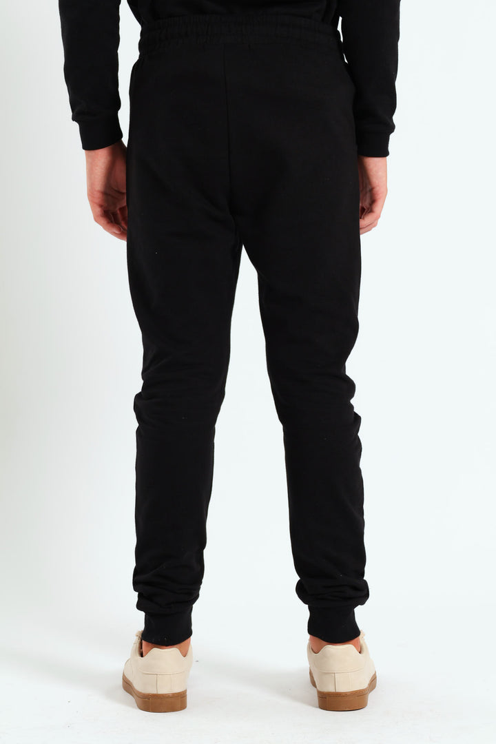 Boys Graffiti Skate Jogger - Black