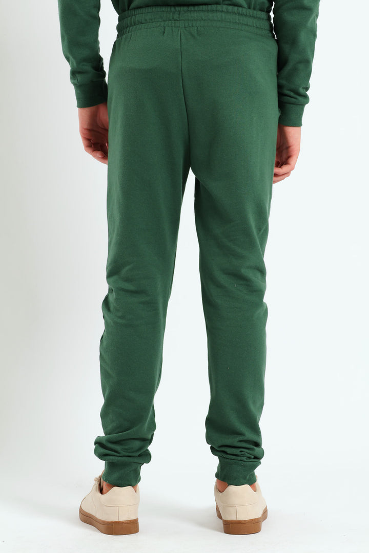 Boys College Jogger - Green