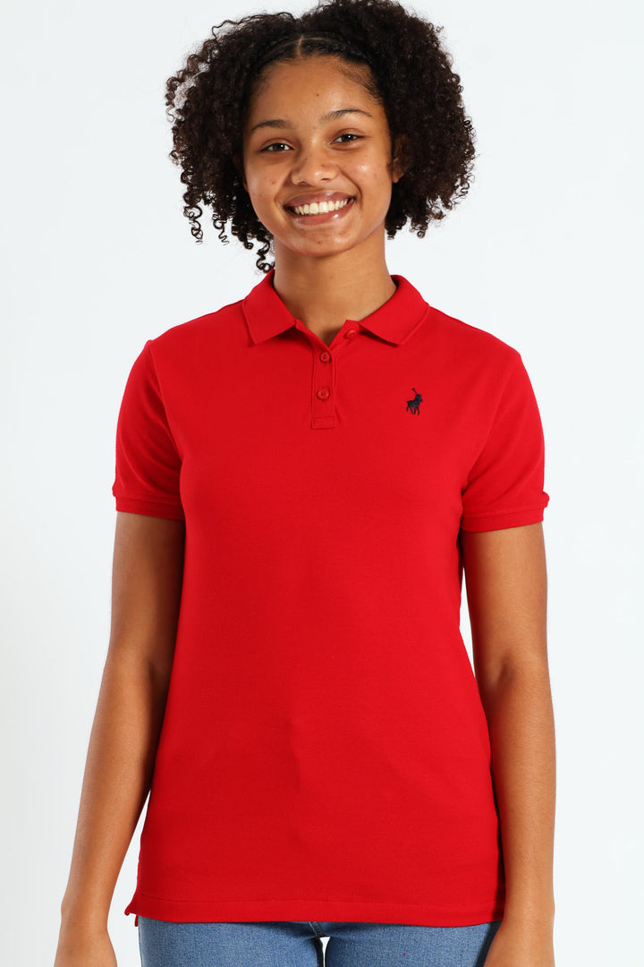 Girls Nina Golfer - Red