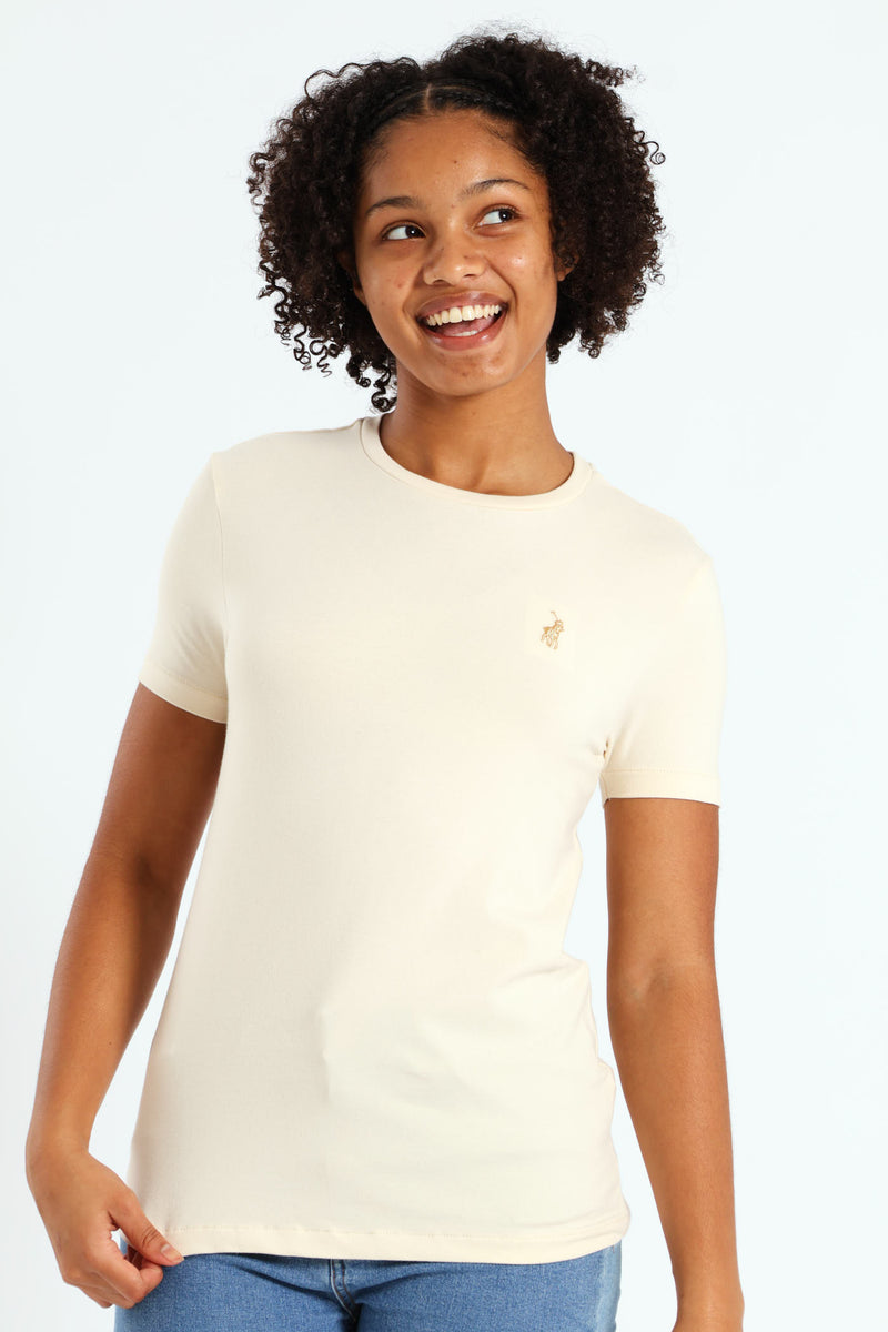 Girls Kelly Tee - Sand