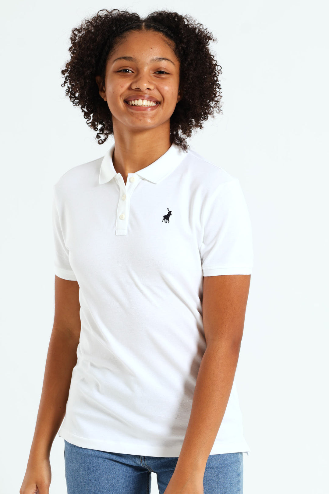 Girls Nina Golfer - White