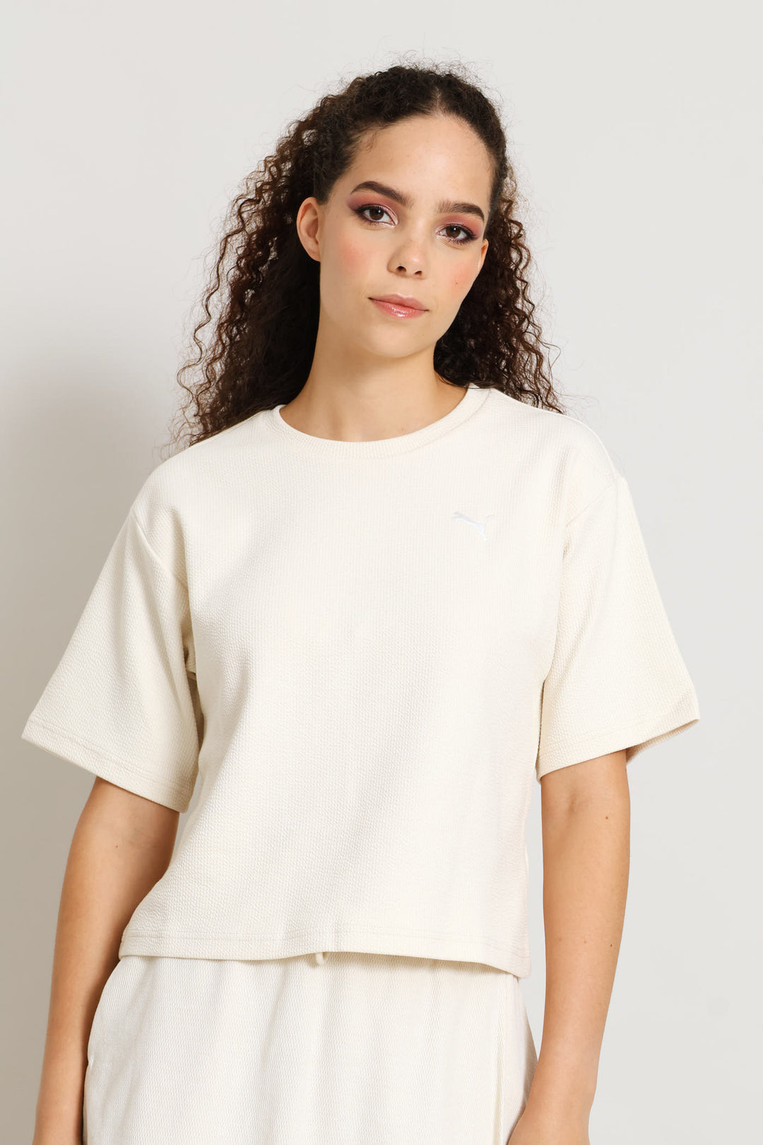 Essential Elevated Relaxed Tee - Stone