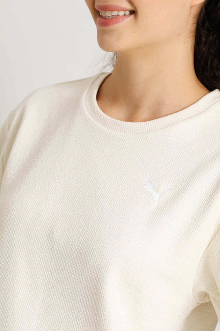 Essential Elevated Relaxed Tee - Stone