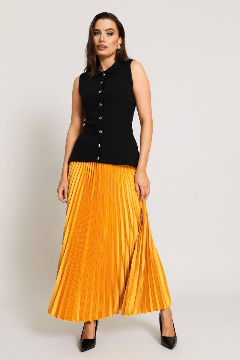 Collared Waistcoat - Black