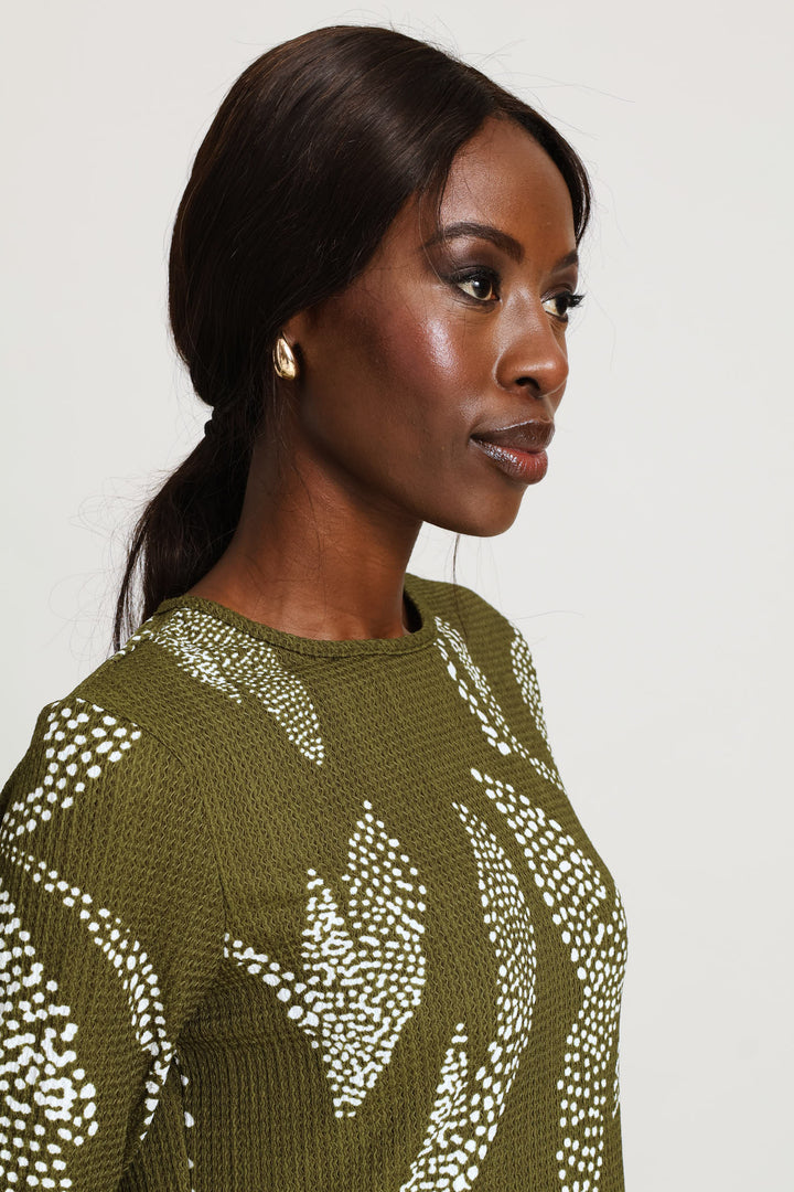 A-Line Crinkle Midaxi - White