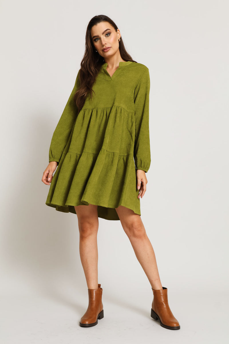 1/4 Mandarin Tiered Cord Mini - Chartreuse